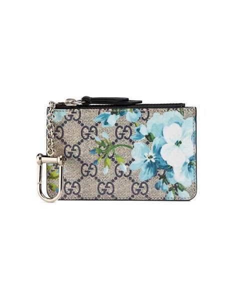 gucci blue blooms bag|Gucci blooms key pouch.